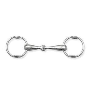 Bocados de Anillo Suelto de Acero Alemán Premium para Entrenamiento de Caballos, Bocado de Boca Lisa, Equipo Ecuestre Modelo TM STAR - Product Image 5