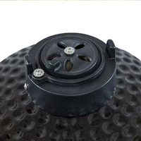 Barbecue au charbon de bois en céramique portable de luxe Egg Kamado 13 pouces avec chariot