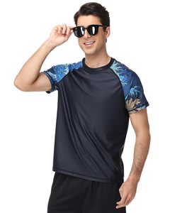 Camiseta de Natación Personalizada para Hombre, Color Sólido, 100% Algodón, Talla Grande, Logotipo Frontal, Transpirable y Ecológica - Product Image 2