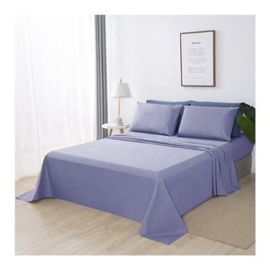4 Piece <b>Sheets</b> Set 300 Thread Count Luxury <b>Deep</b> Flat <b>Bed</b> <b>Sheet</b> Pillowcases Bedding <b>Sheets</b> Set - Product Image 1