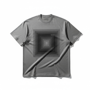 T-shirt Homme Oversize Uni Personnalisable Streetwear Coton Lourd 100% Coton Épaules Tombantes Grande Taille - Product Image 1