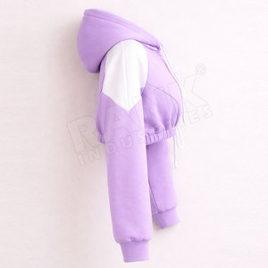 Sudaderas con Capucha para Mujer, Material Ecológico, Ropa Casual Elegante, Suministro al por Mayor, Sudaderas Cortas con Capucha para Mujer - Product Image 5