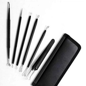 Kit Profesional para Eliminar el Acné, Juego de Herramientas de Acero Inoxidable para Eliminar Puntos Negros, para el Cuidado Facial y el Uso Diario de Belleza - Product Image 6