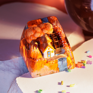 <b>Keycaps</b> Mystical Anime, Custom <b>Artisan</b> <b>Keycaps</b>, <b>Keycaps</b> Anime Cute, Green <b>Keycaps</b>, <b>Keycaps</b> Set, <b>Keycaps</b> Resin - Product Image 5