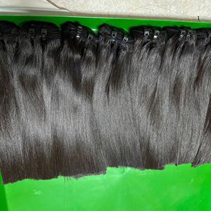 Extensiones de cabello humano natural de cabello virgen Super Double Drawn Flat Bundle Bone Straight Tape Ins Natural Hair Precio al por mayor - Product Image 4