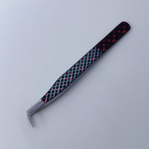 Pinzas para Pestañas Curvas Personalizadas de Fibra de Acero Inoxidable de Marca Privada Premium 2026, Pinzas para Cejas y Pestañas Postizas en Venta - Product Image 2