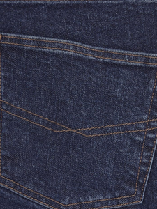 กางเกงยีนส์ผ้ายีนส์ผู้ชายแบบใหม่ 5 กระเป๋า ซิปและกระดุม ดีไซน์เนอร์ สีน้ำเงิน - Product Image 3