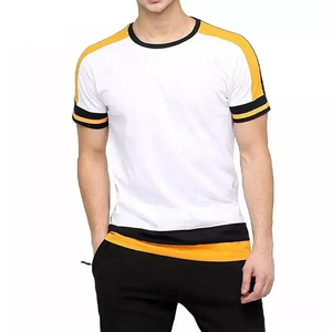 เสื้อยืดผู้ชายดีไซน์ใหม่ สกรีนโลโก้ได้ ทรงฮิปฮอป คอกลม ระบายอากาศ แห้งเร็ว ผ้าโพลีเอสเตอร์/คอตตอน สวมใส่สบายๆ - Product Image 2