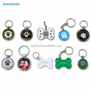 Etiqueta Inteligente <span class=keywords><strong>para</strong></span> Collar de Perro o Gato con Logotipo Personalizado, Impermeable, con Epoxy, NFC y Código <span class=keywords><strong>QR</strong></span> - Product Image 2