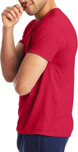 T-shirts décontractés en coton respirant à col rond, nouveau style, haute qualité, faible MOQ, personnalisables - Product Image 5