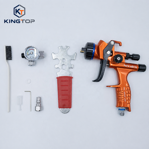 Pistolet à peinture HVLP à alimentation par gravité, buse de 1,3 mm, gobelet de 600 ml pour la peinture automobile et le travail du bois - Product Image 4