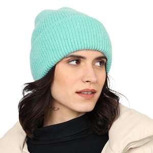 Gorro de punto de lana ligero y ventoso para mujer - Product Image 5