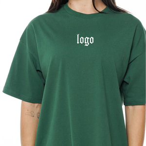 Camiseta Extra Grande de Lujo para Mujer, Personalizada, de Alta Calidad, Cuello Redondo, Blanca, Lisa, Casual, Hombros Caídos, Verano, Talla Grande - Product Image 5