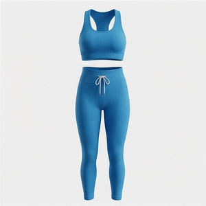 Custom Made Workout New Arrival Yoga Set For Womens Premium <b>Low</b> MOQ Material Gym Fitness Activewear Wholesale Gear <b>Top</b> - Product Image 1