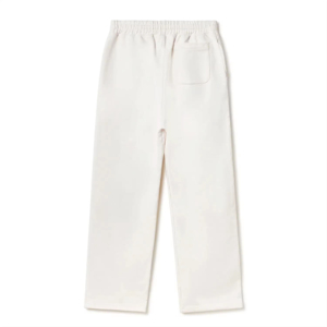 Pantalon de survêtement ample 100 % coton personnalisé OEM pour homme, coupe large avec broderie droite, style décontracté à motif superposé avec OEM - Product Image 4