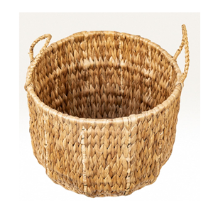 Natural Water Hyacinth Plant <b>Basket</b>, Boho Style Indoor <b>Flower</b> Pot, Decorative Garden Planter <b>For</b> Home & Patio From Vietnam - Product Image 5