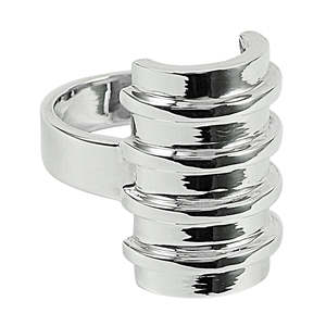 Chunky <b>Ring</b> Crafted From Solid 925 Sterling Silver Handmade Ethnic Jewelry Geometric And Modern Design Unisex <b>Ring</b> For Party - Product Image 1