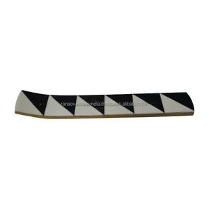 Geometric Pattern Wooden Incense Holder Ash Catcher Tray Long Stick Burner for Spiritual Yoga Home <b>Decoration</b> - Product Image 6