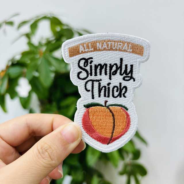 Wholesale Custom Eco-Friendly Cute Triangle Iron-On Sports Embroidered Patches for Hats