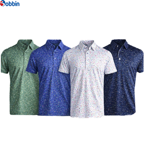 Polos de golf pour hommes, pour l'extérieur, Super Septembre, logo personnalisé, légers, extensibles dans les 4 sens, coupe ajustée, imprimé à motifs, col rigide - Product Image 4
