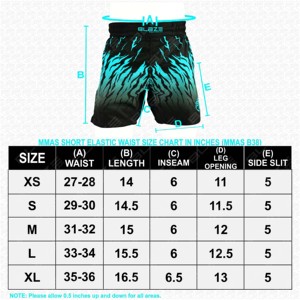 Shorts MMA de bonne qualité pour homme, impression de logo personnalisée, shorts de grappling, vêtements de sport, shorts d'entraînement de grappling. Shorts pour hommes - Product Image 6