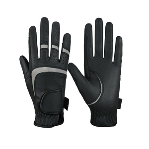 Gants d'équitation en cuir respirant pour homme, hiver, avec poignées, compatibles écran tactile et résistants aux chocs, antidérapants - Product Image 6