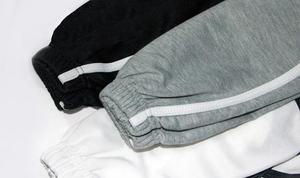 กางเกงขาสั้นกีฬาผู้ชายผ้าฝ้าย 100% ระบายอากาศได้ดี เอวยางยืด มีเชือกผูก เหมาะสำหรับออกกำลังกาย วิ่ง วัสดุออกซ์ฟอร์ด เอวสูง ไซส์ใหญ่ - Product Image 6