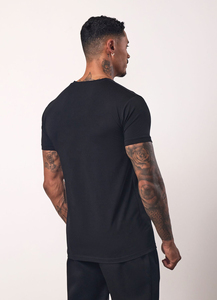 T-shirts surdimensionnés pour hommes, 240 g/m², luxe, poids lourd, vierges, personnalisables, 100 % coton, col épais, impression en gros - Product Image 4