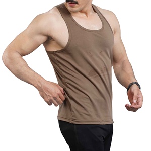 Débardeurs musclés doux de qualité supérieure pour hommes, couleur unie, décontractés, sans manches, confortables pour tous les jours - Product Image 5