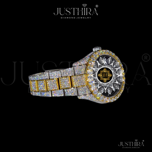 Reloj de Cuarzo RLX Totalmente Adornado con Diamantes de Moissanita, Correa de Aleación de 20mm, Joyería Hip-Hop, Regalo para Compromiso, Fiesta, Boda, Aniversario - Product Image 2