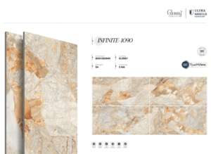 กระเบื้องพอร์ซเลนเกรดพรีเมียมผิวมันขนาดใหญ่พิเศษ 800x1600 1200x1800 750x1500 มม. สำหรับโครงการวิลล่า โรงแรม และเชิงพาณิชย์ - Product Image 5