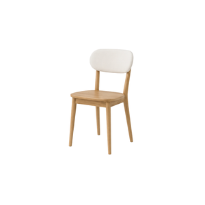 Ensemble de salle à manger rond en teck organique moderne ARTERRA Premium, table et chaises courbées pour villa, restaurant, café - Product Image 3