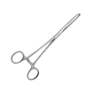 Pinzas de agarre de tejido Allis, 5x4 dientes, 16 cm, acero inoxidable alemán, instrumento quirúrgico manual JS-SI-AF-001, Clase I Quirúrgica - Product Image 1