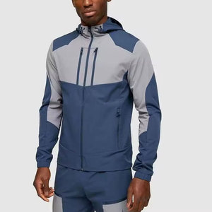 Conjunto de Sudadera con Cremallera y Pantalones Deportivos Impermeables de Poliéster 100% Ecológico, Color Personalizado OEM, para Hombre, Chaqueta Cortavientos de Invierno, Traje Deportivo 2 - Product Image 3