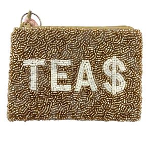 Thés Design Personnalisé Portefeuille Pochette à Pièces Perlées Beau Porte-Monnaie avec Caractéristiques d'Accessoires à la Mode - Product Image 1