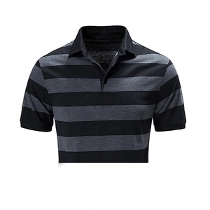 Ropa de golf bordado impreso diseño personalizado liso blanco negro Golf algodón poliéster en blanco hombres Polo camisetas - Product Image 6