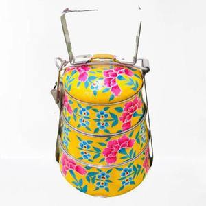 ผู้ขายส่งกล่องข้าวสแตนเลสทรงปิรามิด 3 ชั้น พร้อมคลิปล็อคสำหรับบรรจุอาหาร รับออกแบบตามสั่ง - Product Image 4