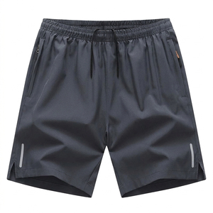 NEW Custom <b>Black</b> Woven Cotton Casual Men Shorts Elastic Waist Printed Athletic Short <b>Pants</b> - Product Image 5