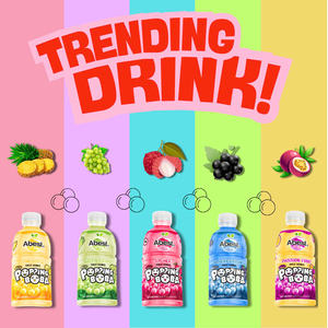 Boba Popping 320ml saveur mangue et baies, faible en glucides, en canette (boîte) - Échantillon gratuit Abest Lucy Boba Vietnam - Meilleures ventes - Product Image 1