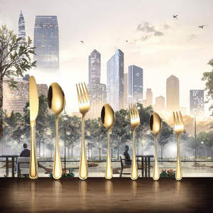 Juego de Cubiertos Duraderos para Servicio de Alimentos, Diseñado para Comidas en Grandes Eventos y Cenas Caseras, Permite un Uso Diario Cómodo - Product Image 3