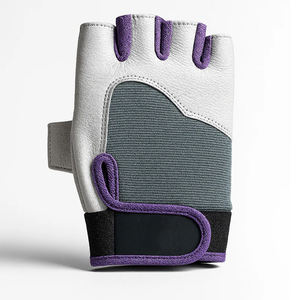 Gants de musculation en cuir avec sangle de poignet réglable et antidérapants pour hommes - Product Image 5