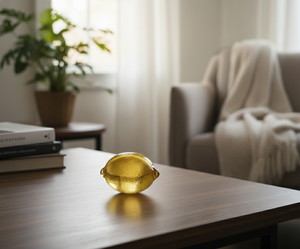 Prensapapeles de Cristal Hecho a Mano con Diseño de Limón, Adorno Decorativo para Hogar, Oficina o Salpicadero de Coche, Artículo de Regalo - Product Image 3