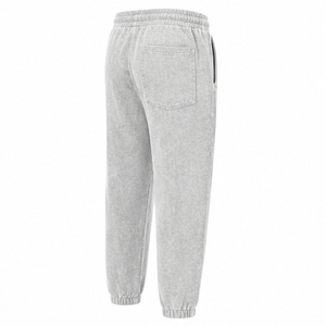 Pantalones Jogger con Lavado Ácido, Pantalones de Algodón con Lavado Vintage, Corte Holgado Personalizado, Ropa Urbana Informal Unisex, Ropa al por Mayor - Product Image 3