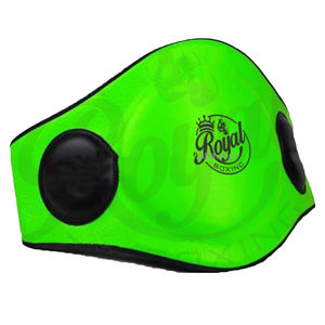 แผ่นรองรับหน้าท้องสำหรับฝึกมวยไทย MMA หนังแท้ ทนทาน ปรับแต่งได้ ลดราคาพิเศษ - Product Image 1