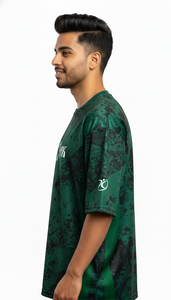 Camiseta de Moda Urbana de Corte Regular para Hombre, Prenda Informal Sublimada, Poliéster/Algodón, Antiarrugas, Transpirable - Product Image 3