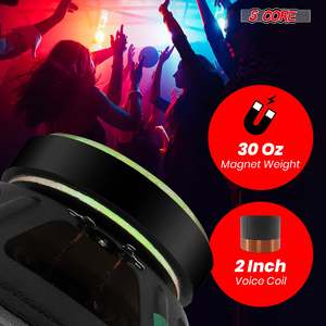 Altavoz Subwoofer PA DJ de 10 Pulgadas, 600W, 5 Núcleos, 8 Ohmios, Bajos Profundos, Repuesto de Audio - Product Image 5