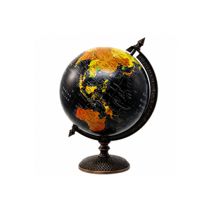 Globo Terráqueo Negro de Maximus International, Diseño Art Deco, Ecológico, Educativo, Adorno de Escritorio para Hogar, Oficina, Biblioteca - Product Image 2