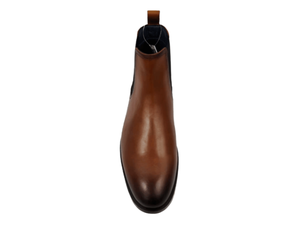 Botas Chelsea Dlords Grant Marrón de Cuero Genuino con Punta Cómoda, Elástico Lateral, Sin Cordones, Altura al Tobillo, Suela de TPR, Para Todas las Estaciones - Product Image 2