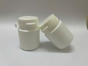 Botella Cilíndrica de Plástico PE Blanca APS con Tapa de Rosca Modelo C0320 para Envasado de Medicamentos - Product Image 3