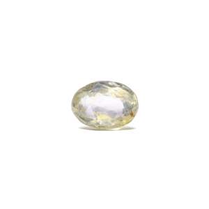 3 Carat Oval Cut Yellow Sapphire Loose Gemstone for Fine Jewelry - Product Image 1